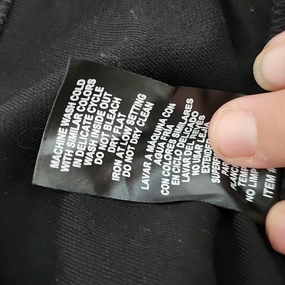 LITTKE BLACK DRESS. PLUS SIZE NICOLE MILLER  WOMAN'S DRESS - Picture 9 of 9